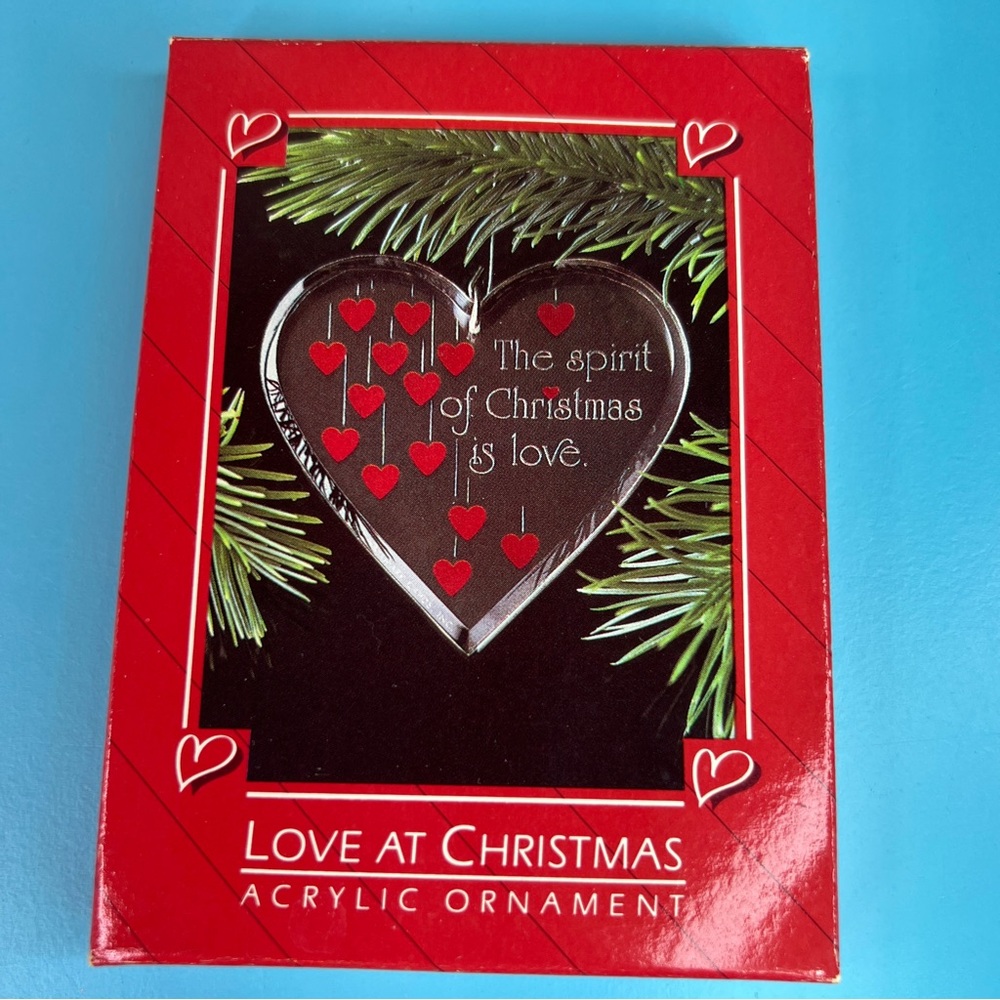 Hallmark Keepsake Ornament Love At Christmas Acrylic Ornament